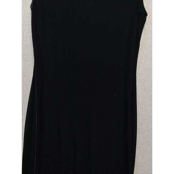 Crimson Womens Maxi Long Evening Gown Dress & Jacket Size 8 Velvet Black Beaded - Picture 5 of 16